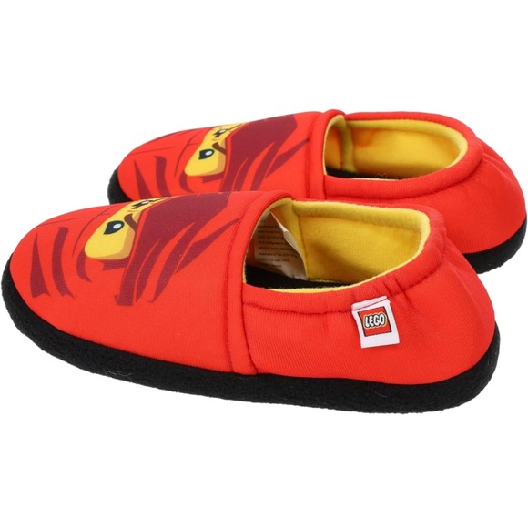 LEGO Ninjago Boys 2 Piece Cotton Pajamas with Slippers Size 6 NWT - Picture 2 of 8